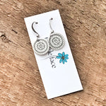 Small Boho Medallion Earrings