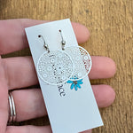 Flower Collage Hook earrings