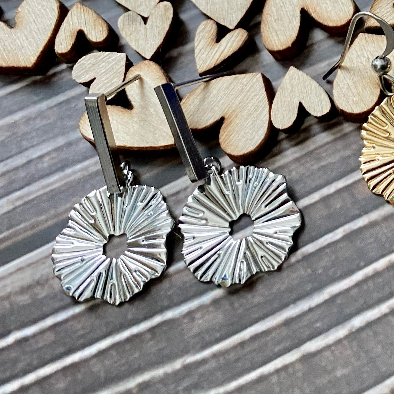 Sunburst Stud Earrings