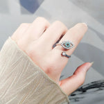 Evil Eye Spinner Ring