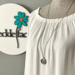Glass Locket Love Necklace