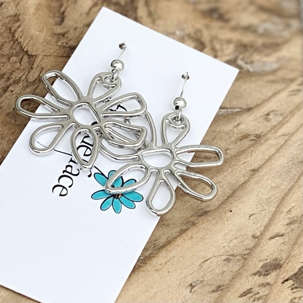 Breathe Flower Earrings