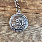 Glass Locket Family Mom Necklace