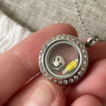Glass Locket Teacher Necklace