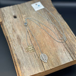 Flower & Leaf Necklace