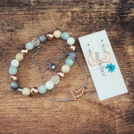 Rose gold Bracelet/Earrings Gift Set