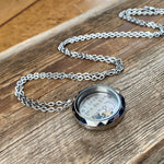 Glass Locket Love You to the Moon and Back Necklace