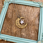 I love you to the Moon & Back Necklace