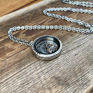 Glass Locket Family Tree Necklace
