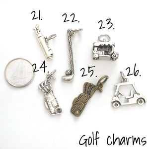 Sports charm selection