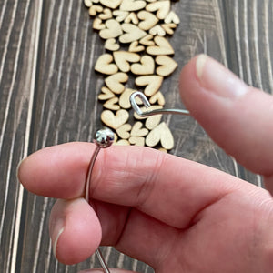 Simple charm bangle