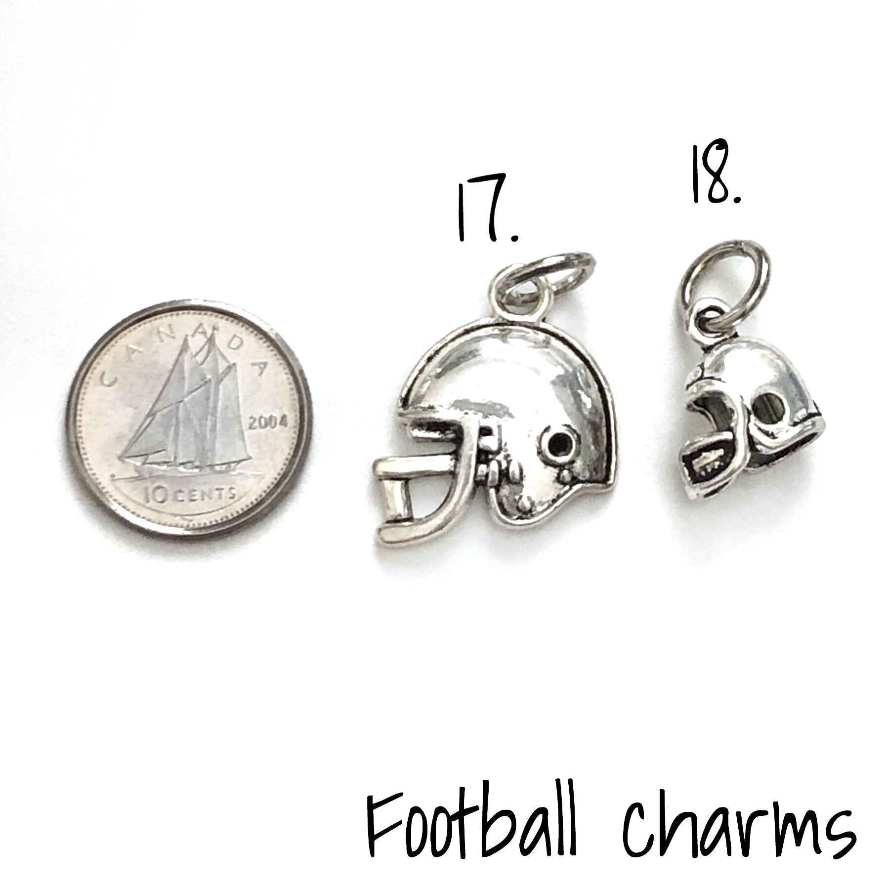 Sports charm selection