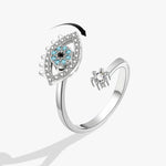 Evil Eye Spinner Ring