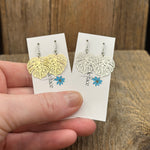 Lightweight Palm Leaf Earrings