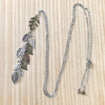 Adjustable Leaf Cluster Necklace