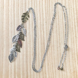 Adjustable Leaf Cluster Necklace