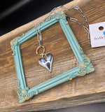 Paperclip Heart Necklace