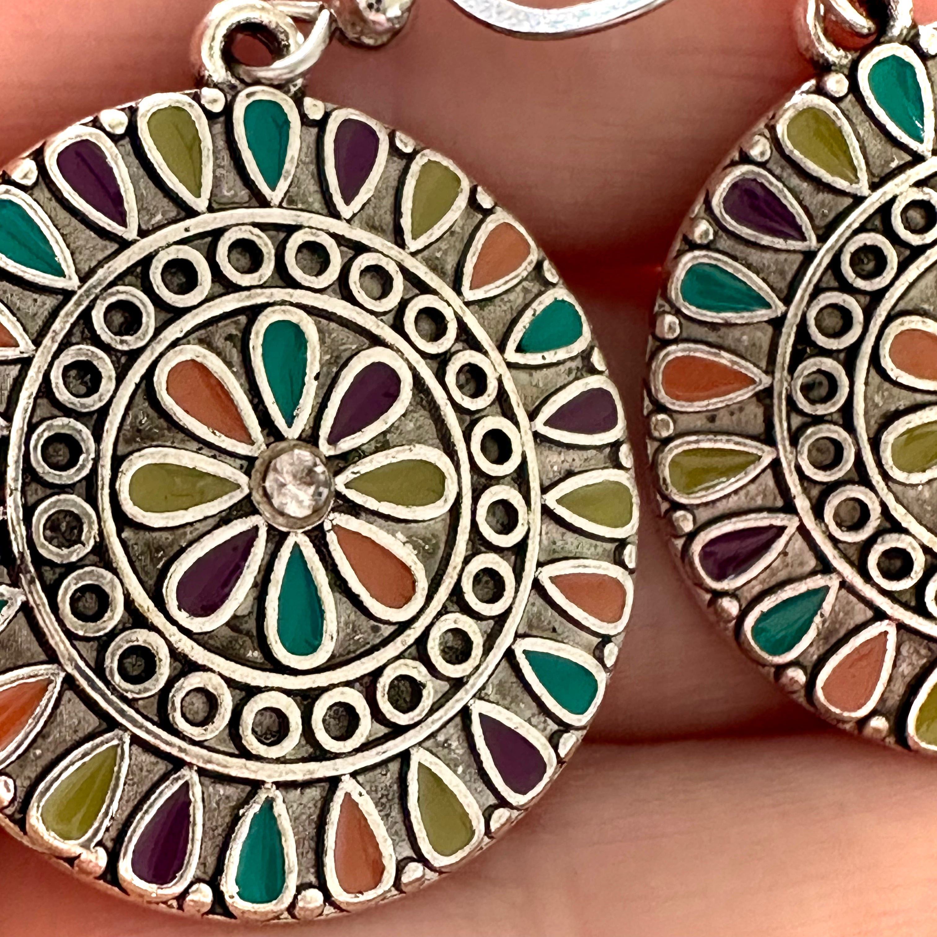 Boho colorful earrings