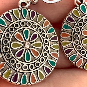 Boho colorful earrings