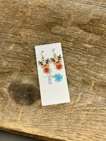 Reindeer Enamel Earrings