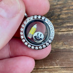 Glass Locket Teacher Necklace