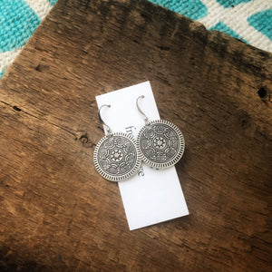 Medallion Earrings Medium Size