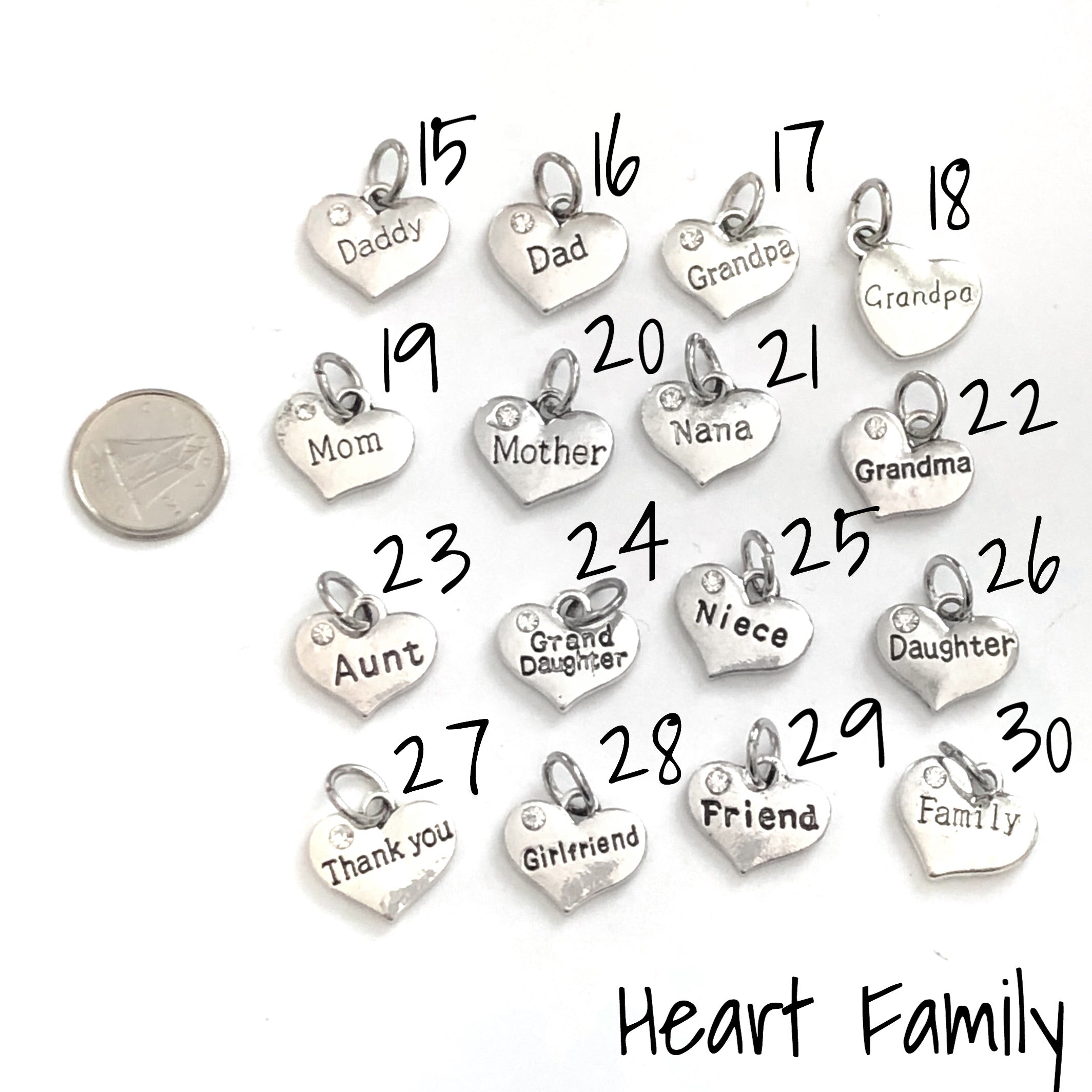 Family charm selection