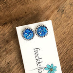 Druzy Stud Earrings - Spring colors 10mm