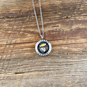 Glass Locket Teacher Necklace