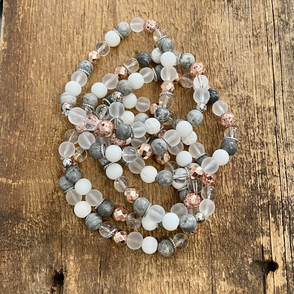 Happy Bracelets - rose gold combinations