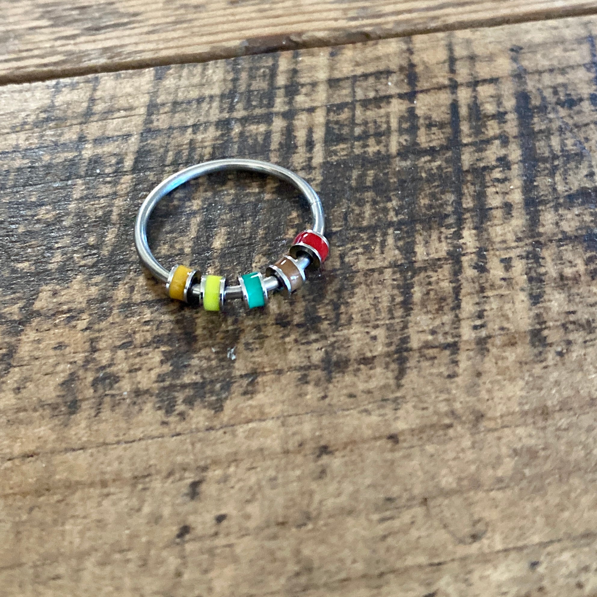 Rainbow Fidget Ring
