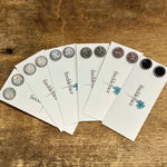 Druzy Stud Earrings - Neutrals 10mm