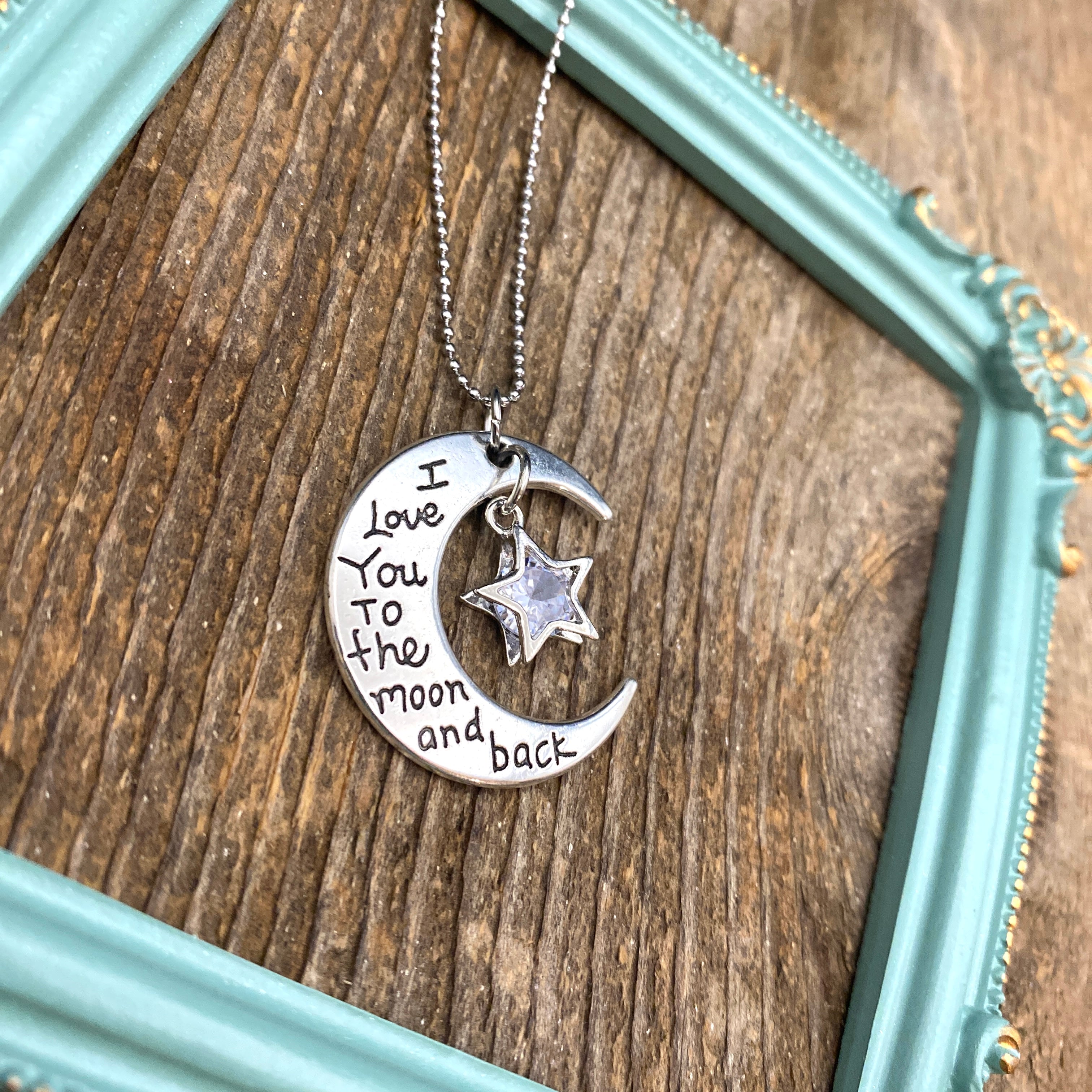 Buy Love Gift, I Love You to the Moon and Back Necklace, Wife Gift,  Daughter Gift, Granddaughter Gift, Gift for Her, Girlfriend Gift Online in  India - Etsy