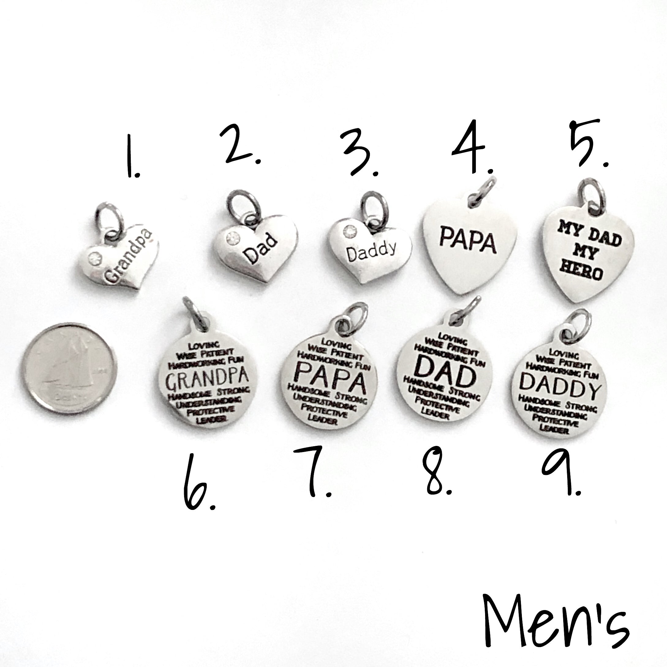 Fathers Day Charms